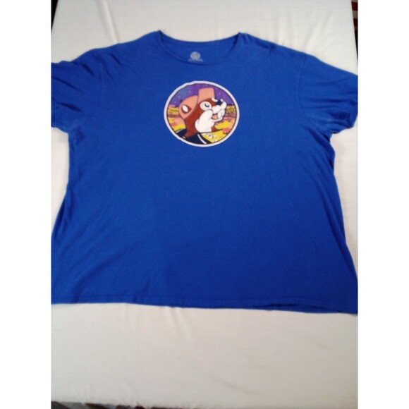 Men's Buc-ee's Blue Shine On T-shirt Size 2XL Worn/See Fading - Picture 3 of 16